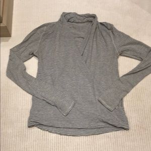 Lululemon striped long sleeve crossover tee